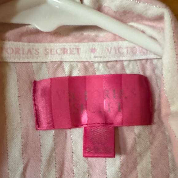Victoria's Secret Pink and White Striped pajama set - Picture 2 of 4
